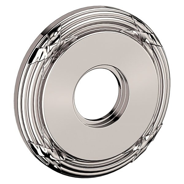 Baldwin Dummy Pair Rosettes Lifetime Bright Nickel 5021.055.FD - main